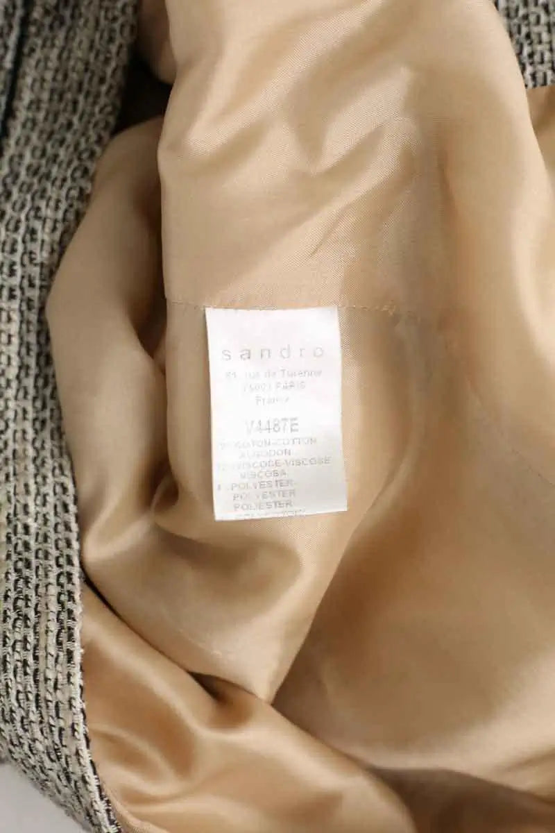 Veste Sandro Beige en Coton
