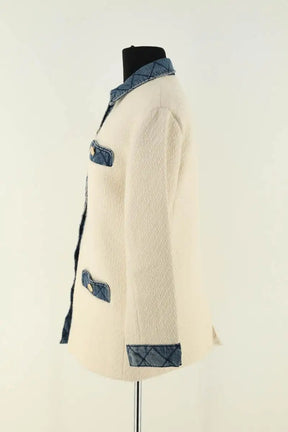 Veste Sandro Blanc en Laine