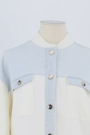 Veste Sandro Blanc en Viscose