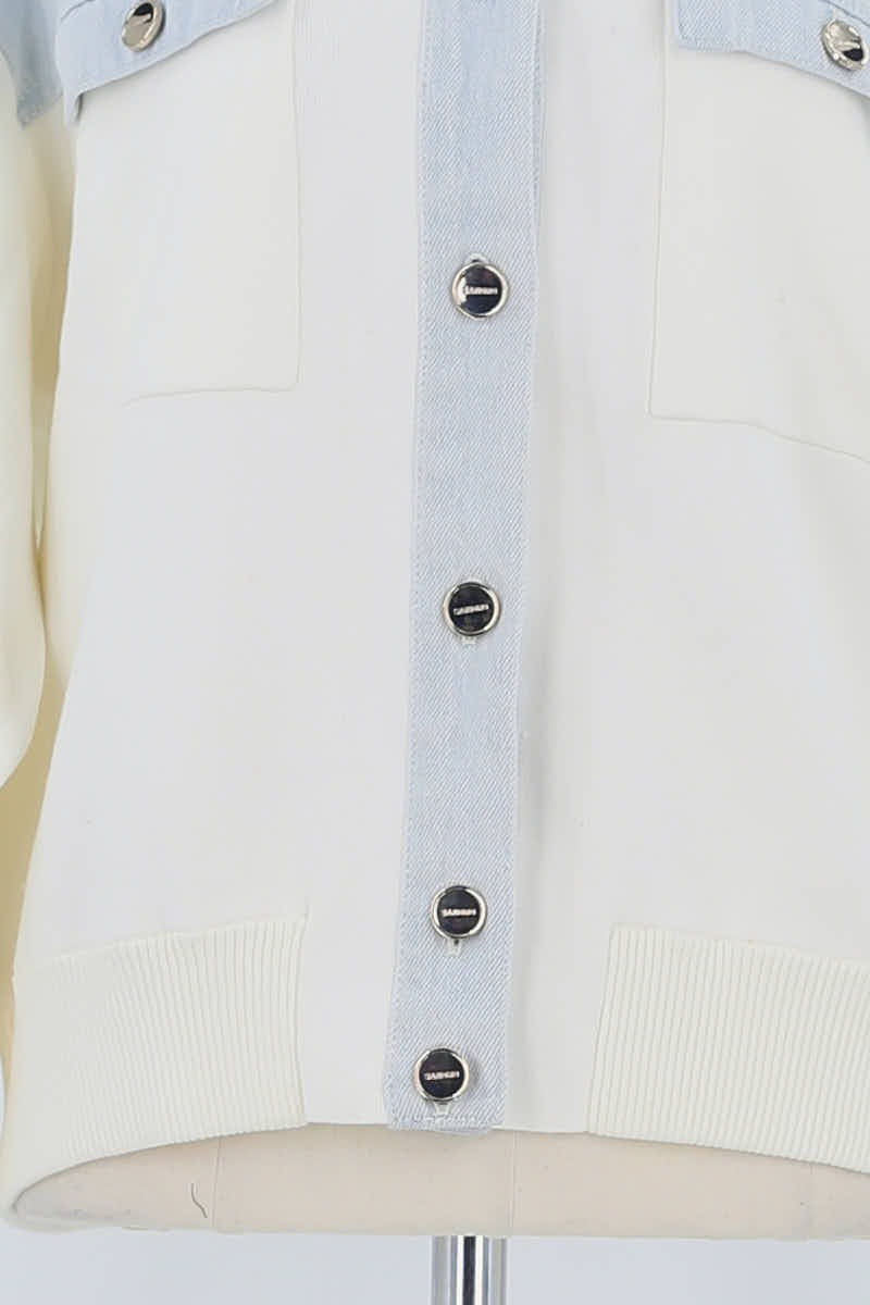 Veste Sandro Blanc en Viscose