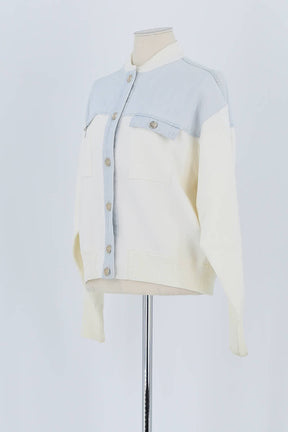 Veste Sandro Blanc en Viscose