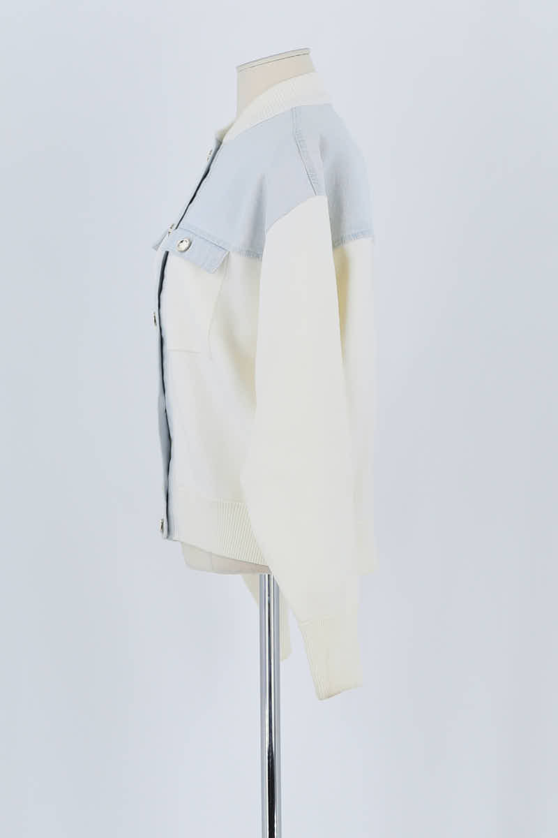 Veste Sandro Blanc en Viscose