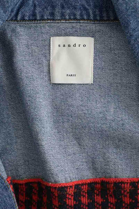 Veste Sandro Bleu en Coton