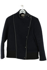 Veste Sandro Bleu en Laine, taille S - Seconde Main