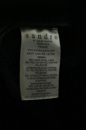 Veste Sandro Bleu en Laine