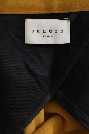Veste Sandro Camel en Daim
