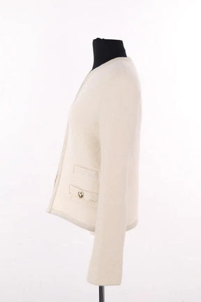 Veste Sandro Ecru en Laine