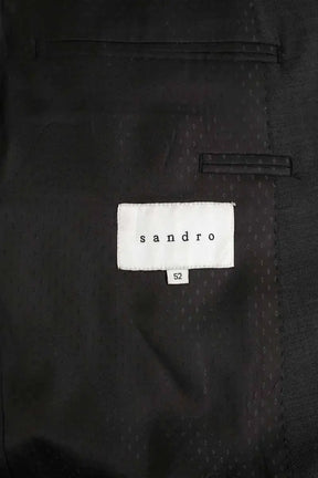 Veste Sandro Gris en Laine