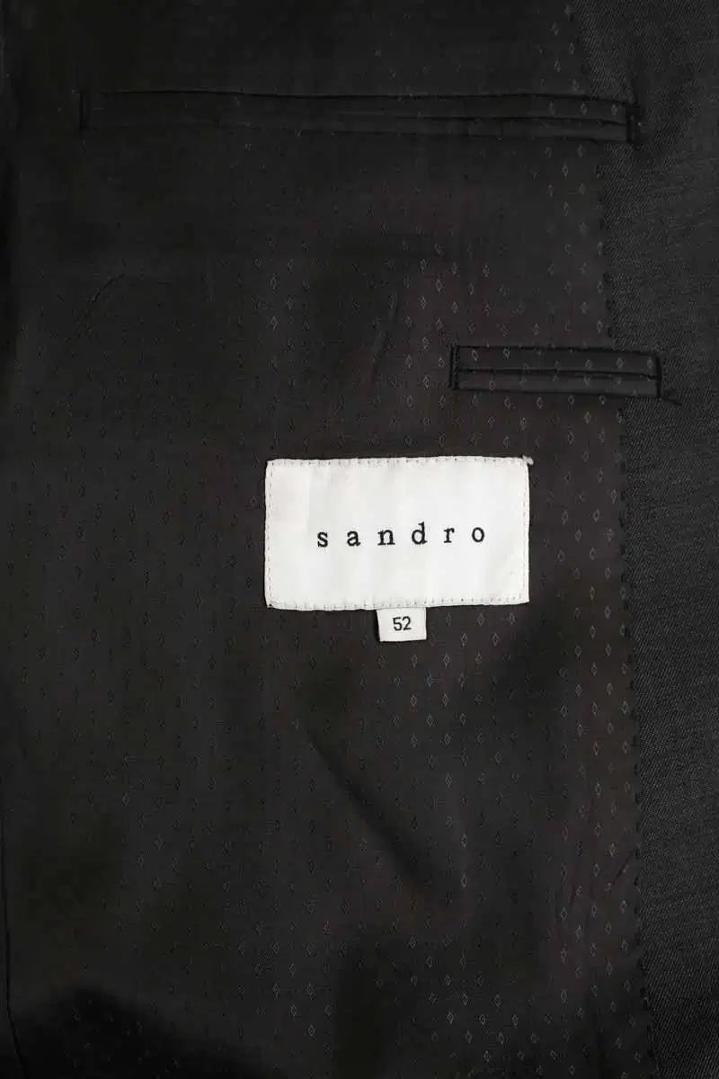 Veste Sandro Gris en Laine