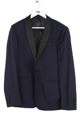 Veste Sandro Marine en Laine, taille L - Seconde Main