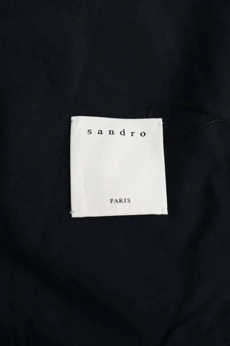 Veste Sandro Marine en Laine