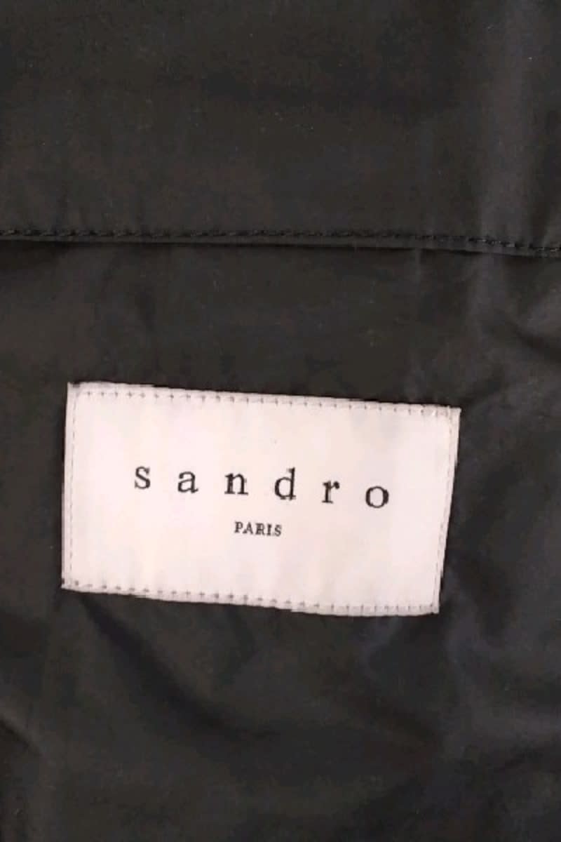 Veste Sandro Marine en Laine
