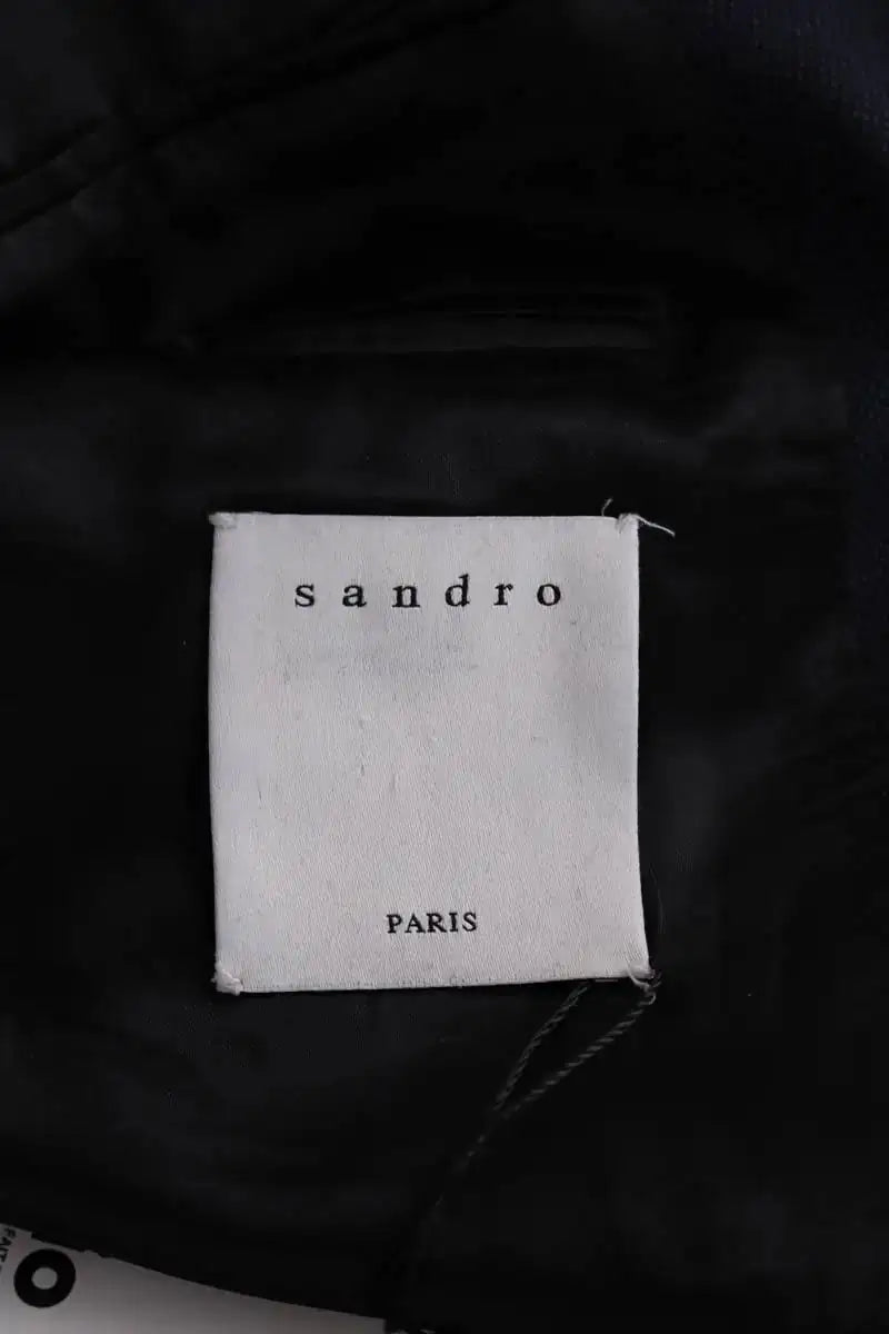 Veste Sandro Marine en Laine