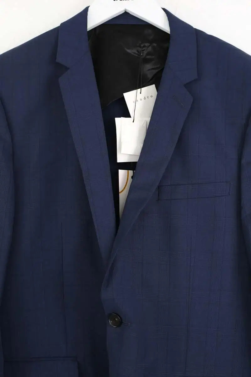 Veste Sandro Marine en Laine