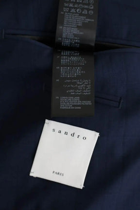 Veste Sandro Marine en Laine