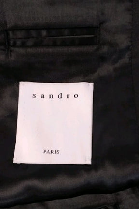 Veste Sandro Marine en Laine