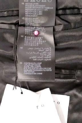 Veste Sandro Marine en Laine