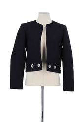 Veste Sandro Noir en Coton, taille M - Seconde Main