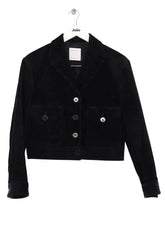 Veste Sandro Noir en Coton, taille S - Seconde Main
