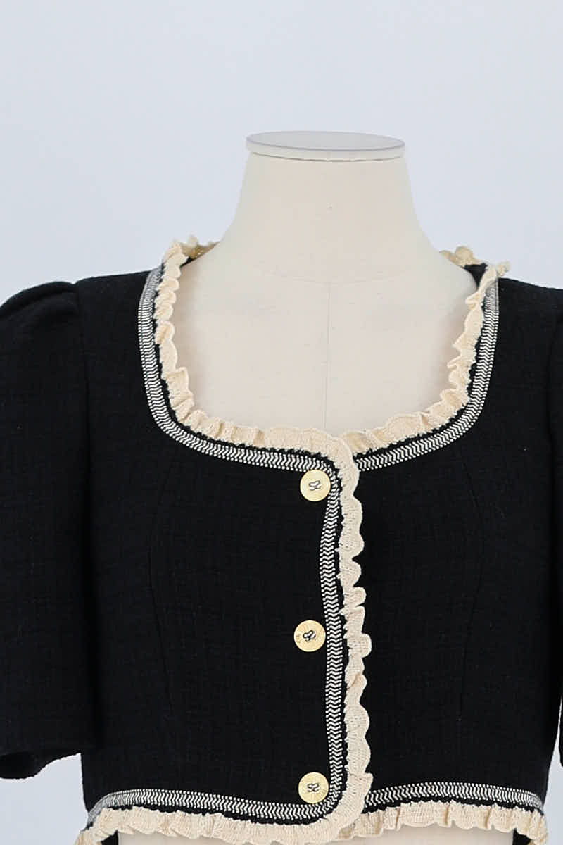 Veste Sandro Noir en Coton