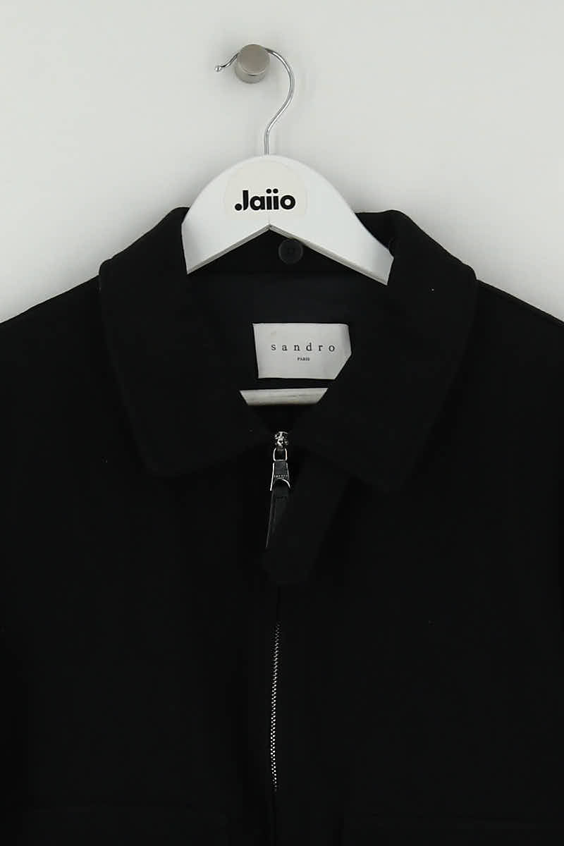 Veste Sandro Noir en Laine