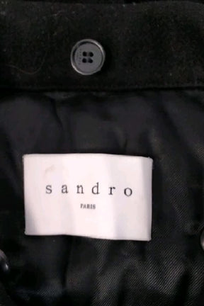Veste Sandro Noir en Laine