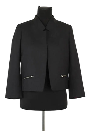 Veste Sandro Noir en Polyester, taille M - Seconde Main