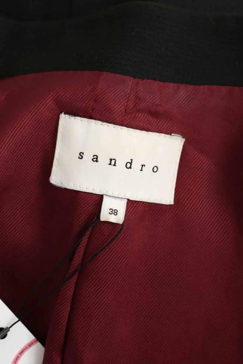 Veste Sandro Noir en Polyester