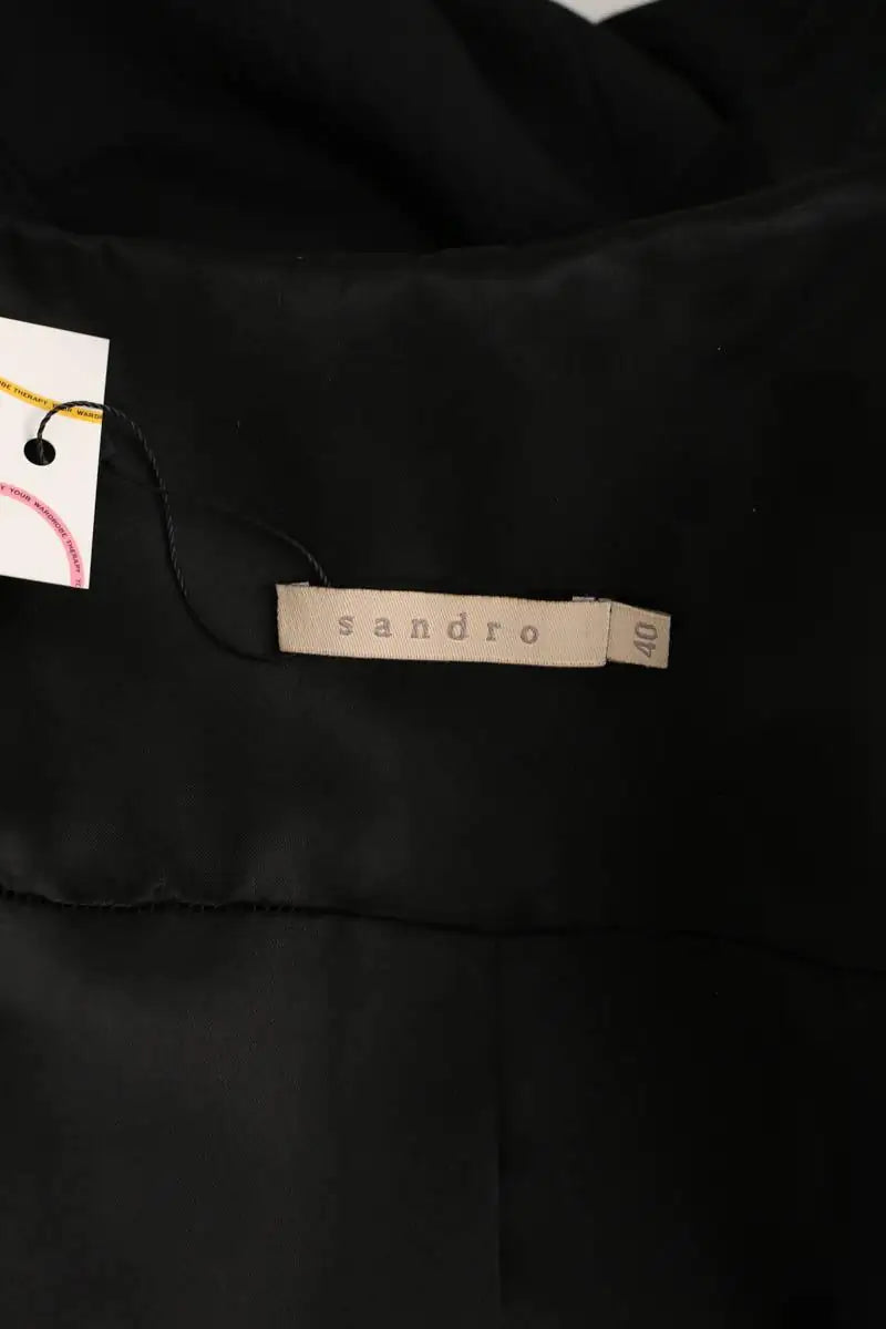 Veste Sandro Noir en Synthétique