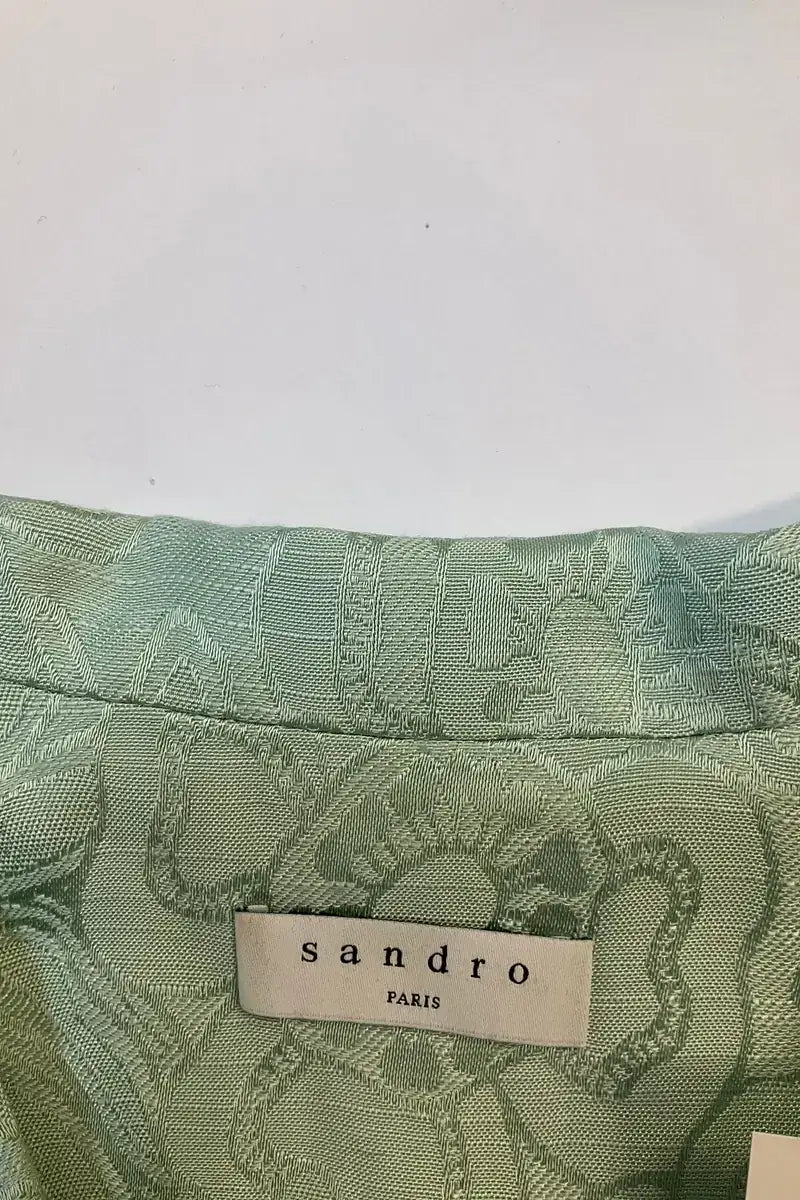 Veste Sandro Vert en Viscose