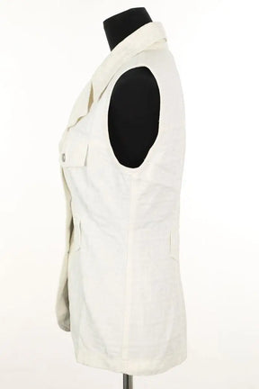 Veste sans manches Fendi Blanc en Coton