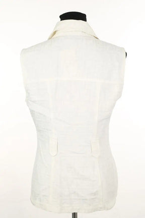 Veste sans manches Fendi Blanc en Coton