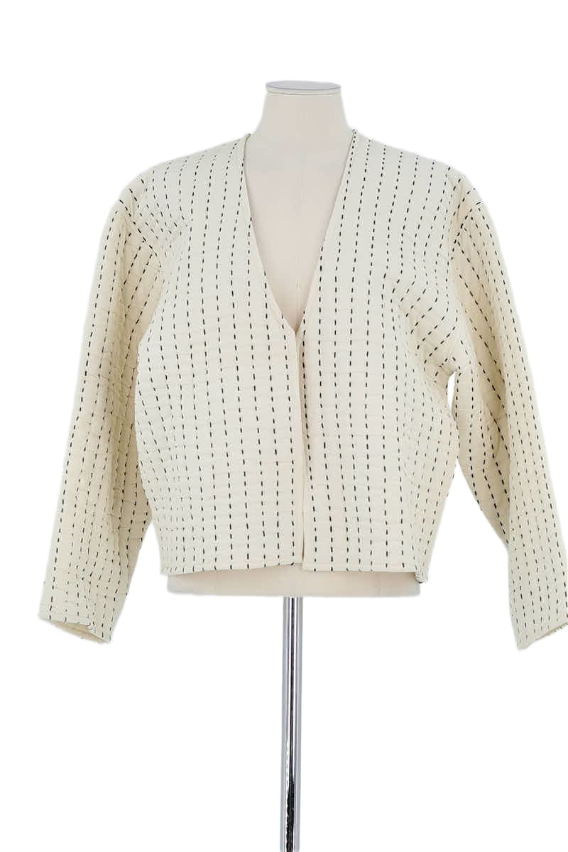 Veste Sessun Beige en Coton, taille XS - Seconde Main