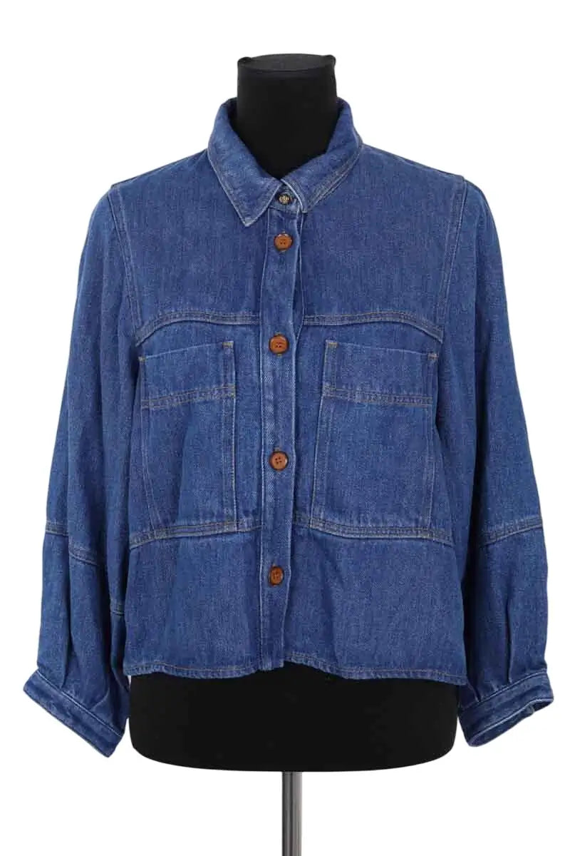 Veste Sessun Leone Bleu en Coton, taille M - Seconde Main