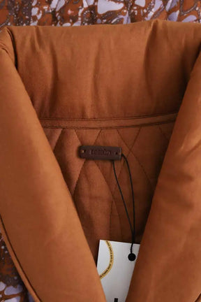 Veste Sessun MOORFIELDS Marron en Coton