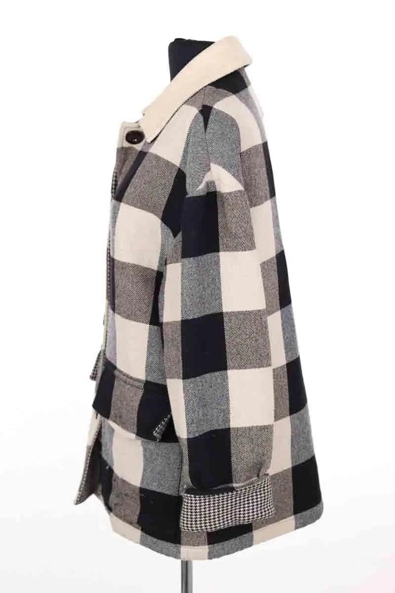 Veste Sessun Serpicoq Noir en Coton