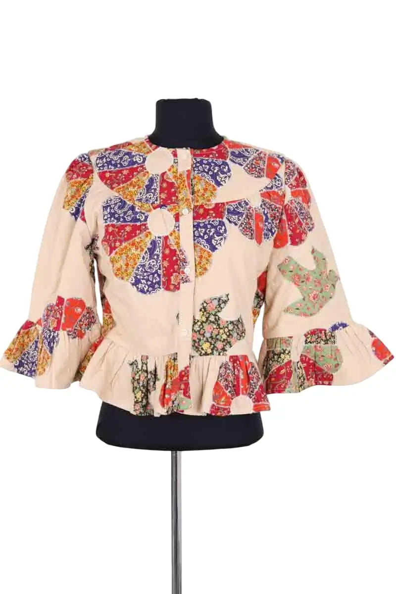 Veste Sézane Ballia Multicolore en Coton, taille XS - Seconde Main