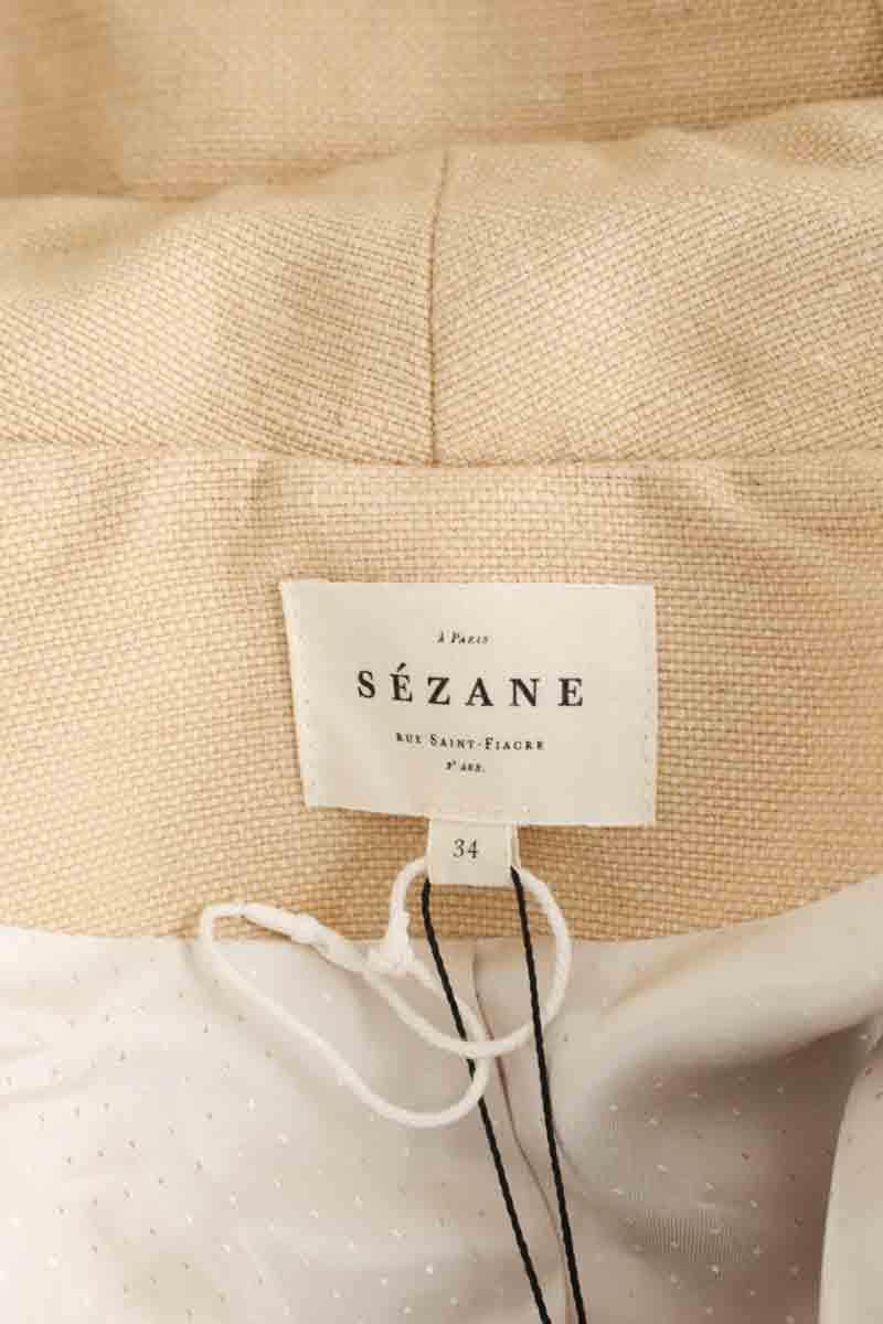 Veste Sézane Beige en Coton
