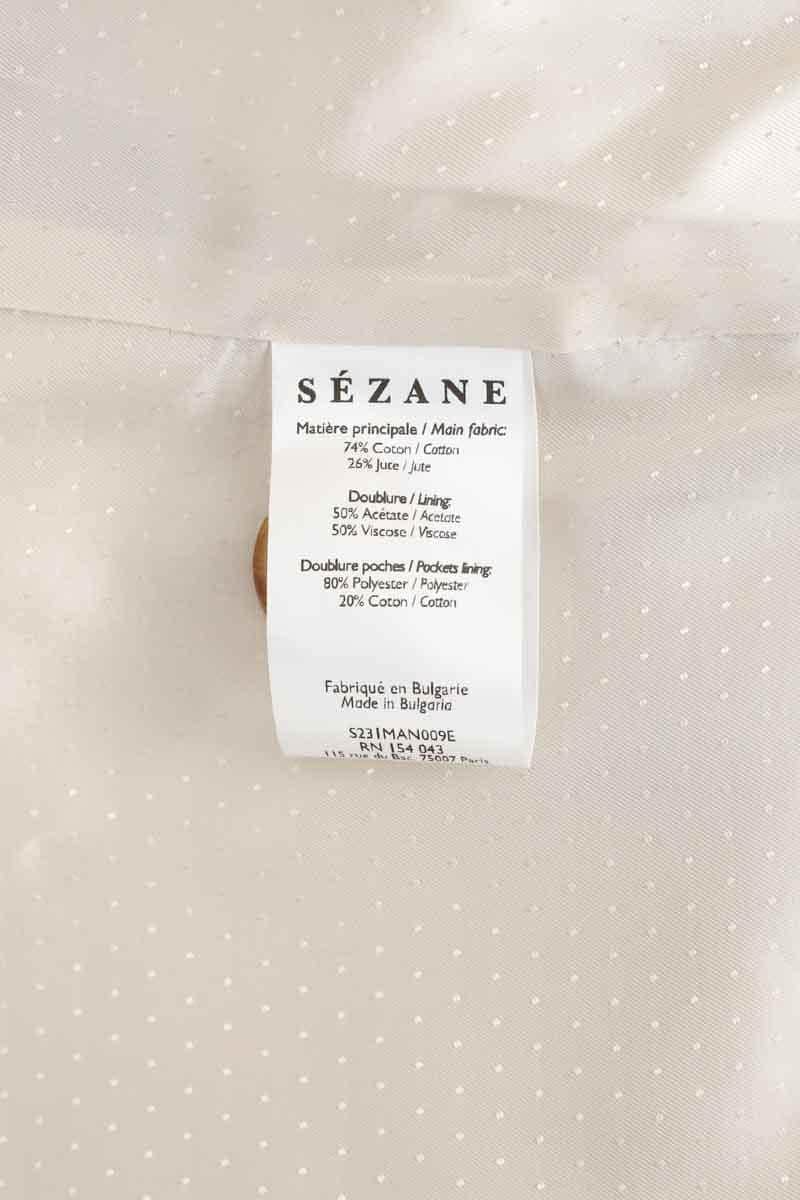 Veste Sézane Beige en Coton