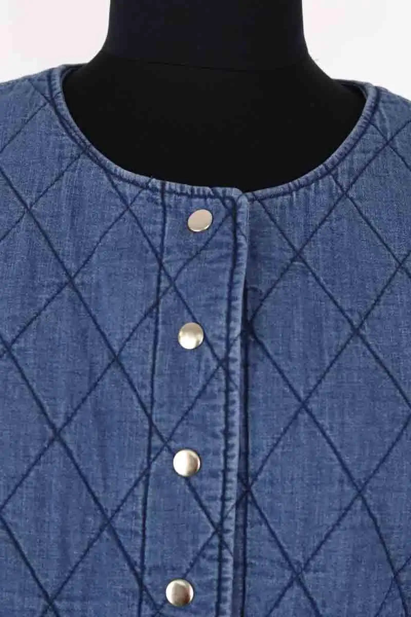 Veste Sézane Bleu en Coton