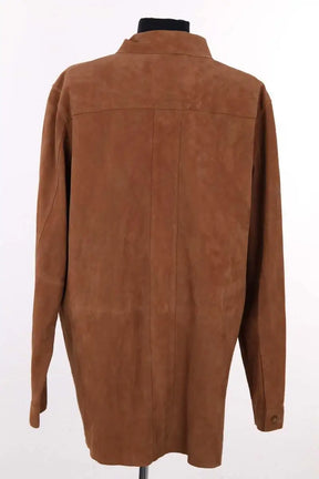 Veste Sézane Camel en Cuir