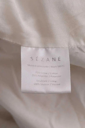 Veste Sézane Ecru en Coton