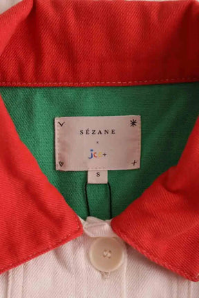 Veste Sézane Ecru en Coton