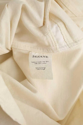 Veste Sézane Ecru en Coton