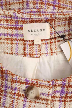 Veste Sézane Ecru en Polyester