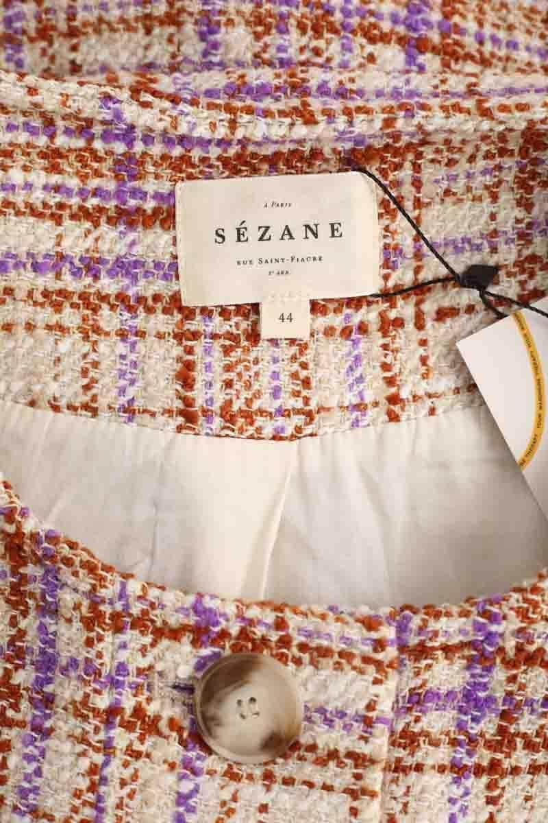 Veste Sézane Ecru en Polyester