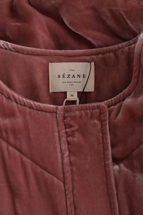 Veste Sézane Rose en Viscose