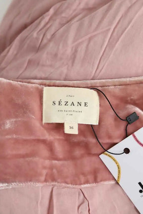 Veste Sézane Rose en Viscose