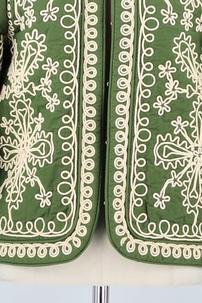 Veste Sézane Vert en Coton