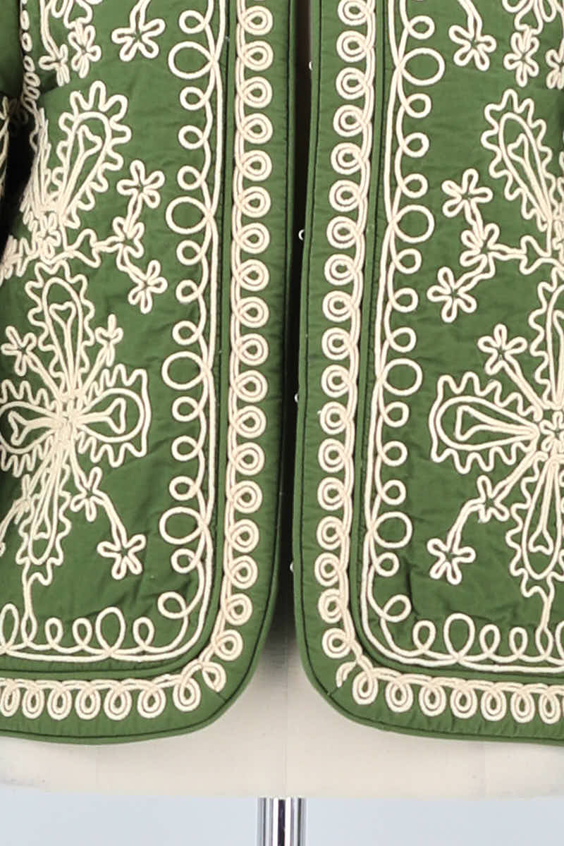 Veste Sézane Vert en Coton